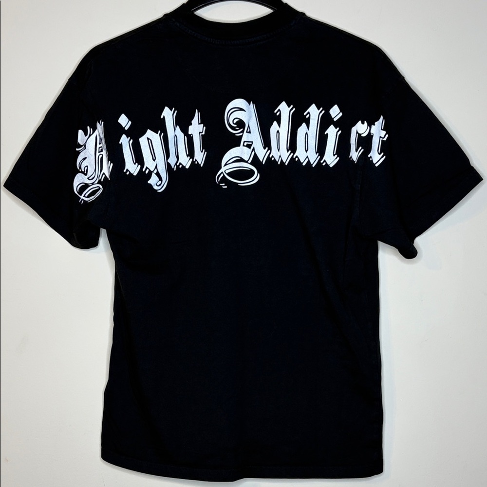 Night Addict Black T-Shirt for Men Size M